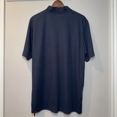 AYBL Performance Collarless Seamless Polo Navy Blue XL Designed In Uk NWT