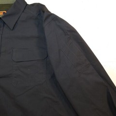 AMERICAN WORKER WORK BUTTON UP LONG SLEEVE SHIRT Mens XXL 2XL Cotton Nylon