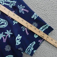 Chubbies The Neon Glade Performance Polo Mens Medium Alligator Print NEW