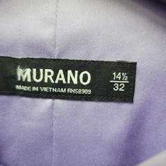 Murano Men’s Cotton Elastane Blend Long-Sleeves Dress Shirt Size 14.5/32