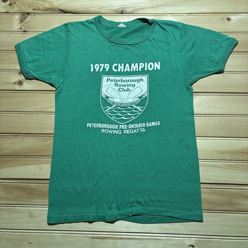 True Vintage 1979 Peterborough Rowing Club Regatta Single Stitch 70s Shirt S/M