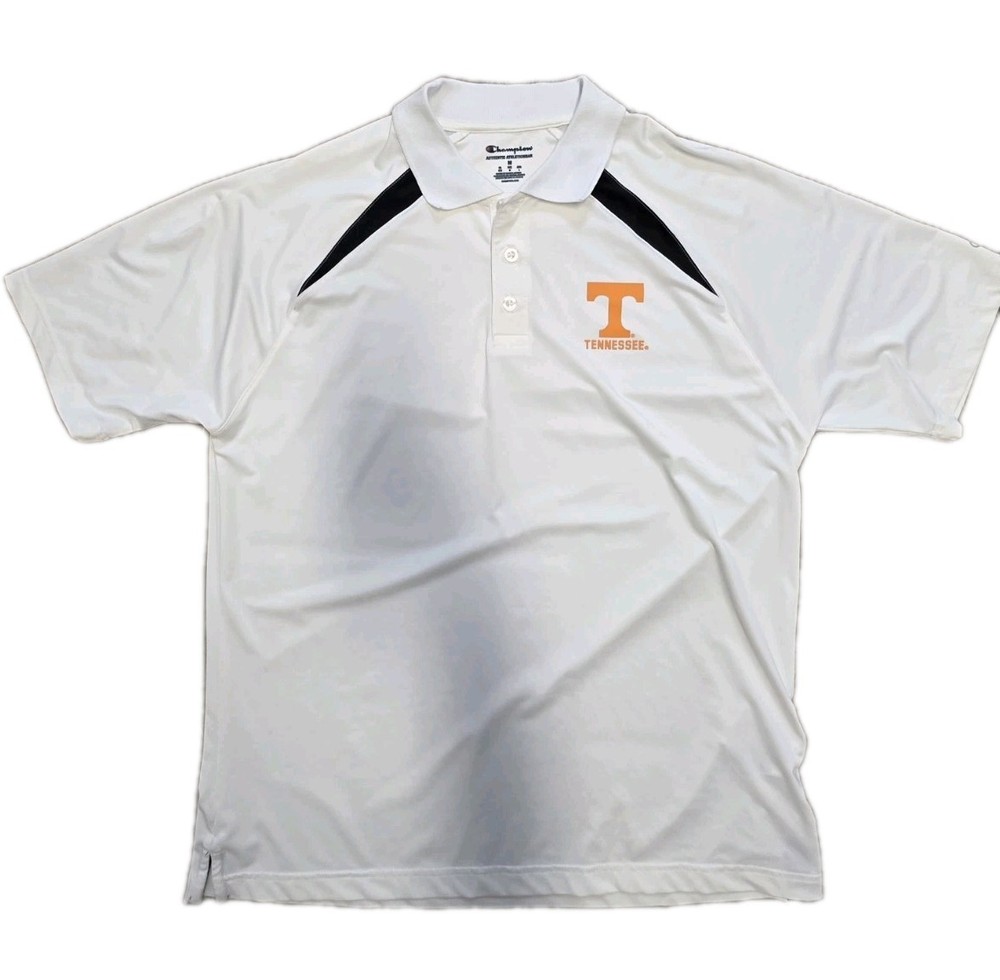 Tennessee Volunteers Mens Polo Shirt Size Medium Embroidered Orange T Vols Game