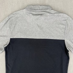 Travis Mathew Polo Shirt Mens M Golf 2-Tone Pique Pima Cotton Pocket Performance