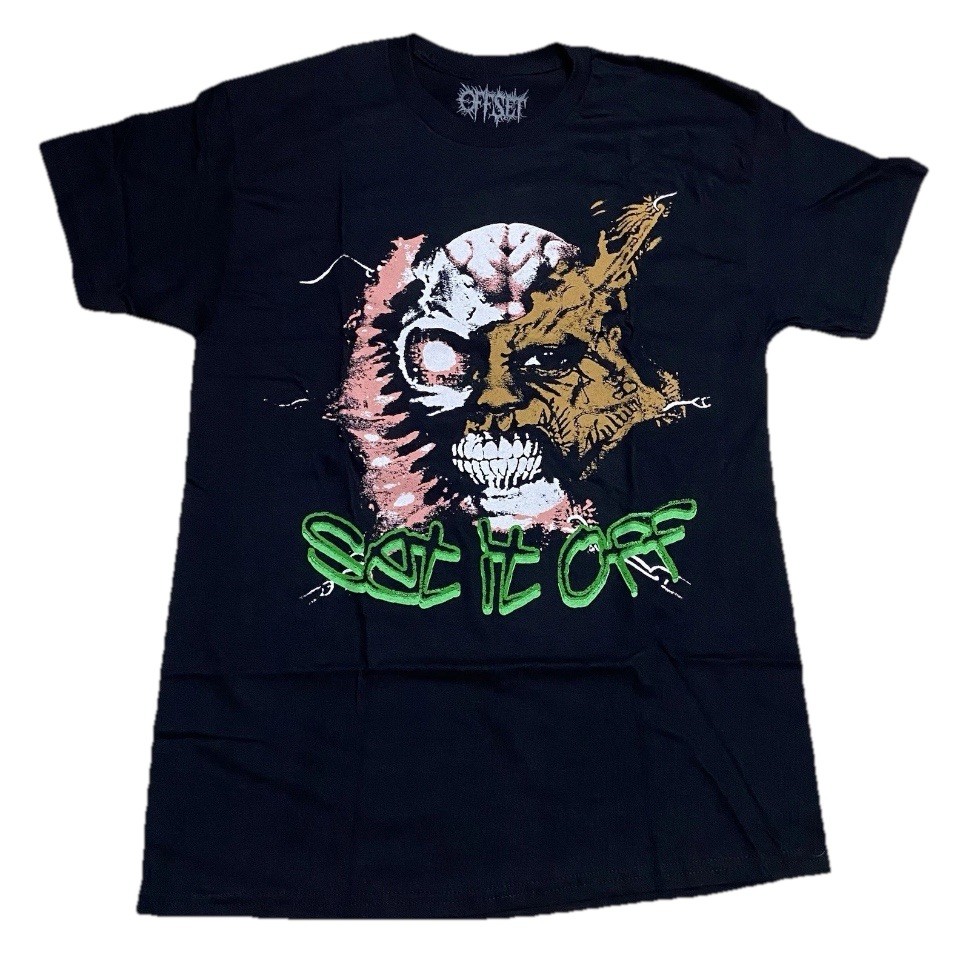 Offset Men’s Medium Offset Graphic Print Set It Off Tour Collection T-Shirt NEW