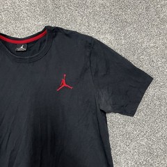 Nike Air Jordan Mens Large Black Jumpman T Shirt Short Sleeve Athletic