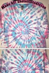 Hand-dyed Procion High-Quality Multi-Colored Tie Dye Short Sleeve Shirt Sz XL