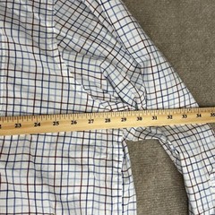 Roundtree & Yorke 3XB Plaid Button Down Long Sleeve Dress Shirt Men