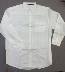 Lee Men’s Performance Button Down Shirt, Long Sleeve with Left Pocket