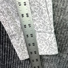 Van Heusen Flex Dress Shirt Mens Large 16-16.5 Geometric Slim Fit Stretch Formal