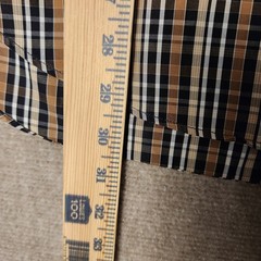 Robert Talbott Button Down Mens Large Brown Plaid Trim Fit Excellent Long Sleeve