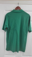 Champion Notre Dame Mens Polo Shirt Mid 1980s Champion Green XL Vintage