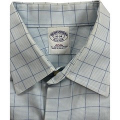 Brooks Brothers Mens Slim Fit Non Iron Long Sleeve Dress Shirt 16-34 French Cuff