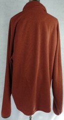Cabela’s Weekendz Off Pullover Men’s 2XL XXL 1/2 Zip Rust Fleece Camping Hunting