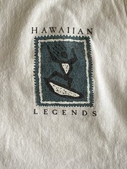 Vtg MI USA Sz XL Hawaiian Legends Tank Top Guy On Surf Board Beach Wear
