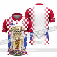 Unisex Shirt – Custom Croatia World Cup 2026 Polo T-Shirt BS2071