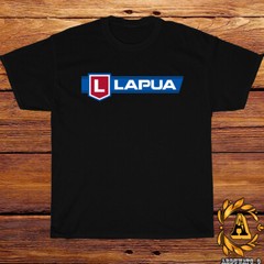 Lapua Ammunition logo Black/Sport Grey/White/Navy/Red T-Shirt S-5XL