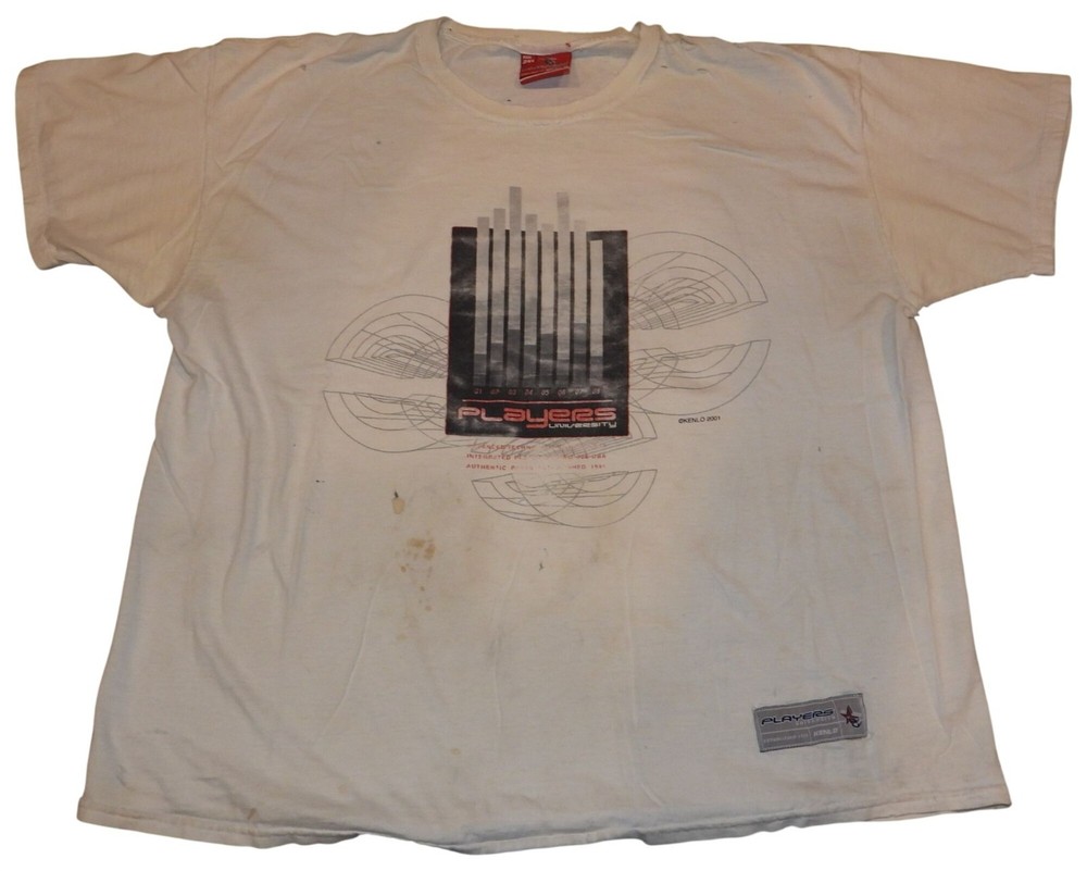 Vintage 2001 Kenlo Cash Money Records Players University T-Shirt XXL THRASHED