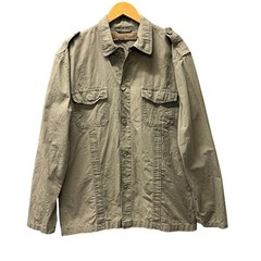 Point Zero Shirt Jacket Mens Large Green Button Up Ripstop Utility Shacket
