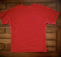 XL Back To The Future Transformers Time Traveller Marty McPrime Red T-Shirt