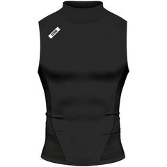 Men’s Turtleneck Compression Tank Top, Sleeveless, Modal Fabric – Athletic Wear