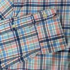 Vineyard Vines Button Down Mens M Medium Blue Plaid OTG brrr Performance Shirt