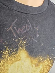 Wolf Alice Shirt Autographed Signed By Ellie, Joel & Theo Adult Size Small Black