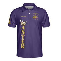 Personalized Name Past Master Making Men BETTER From 3D Polo Shirt Size S-5XL