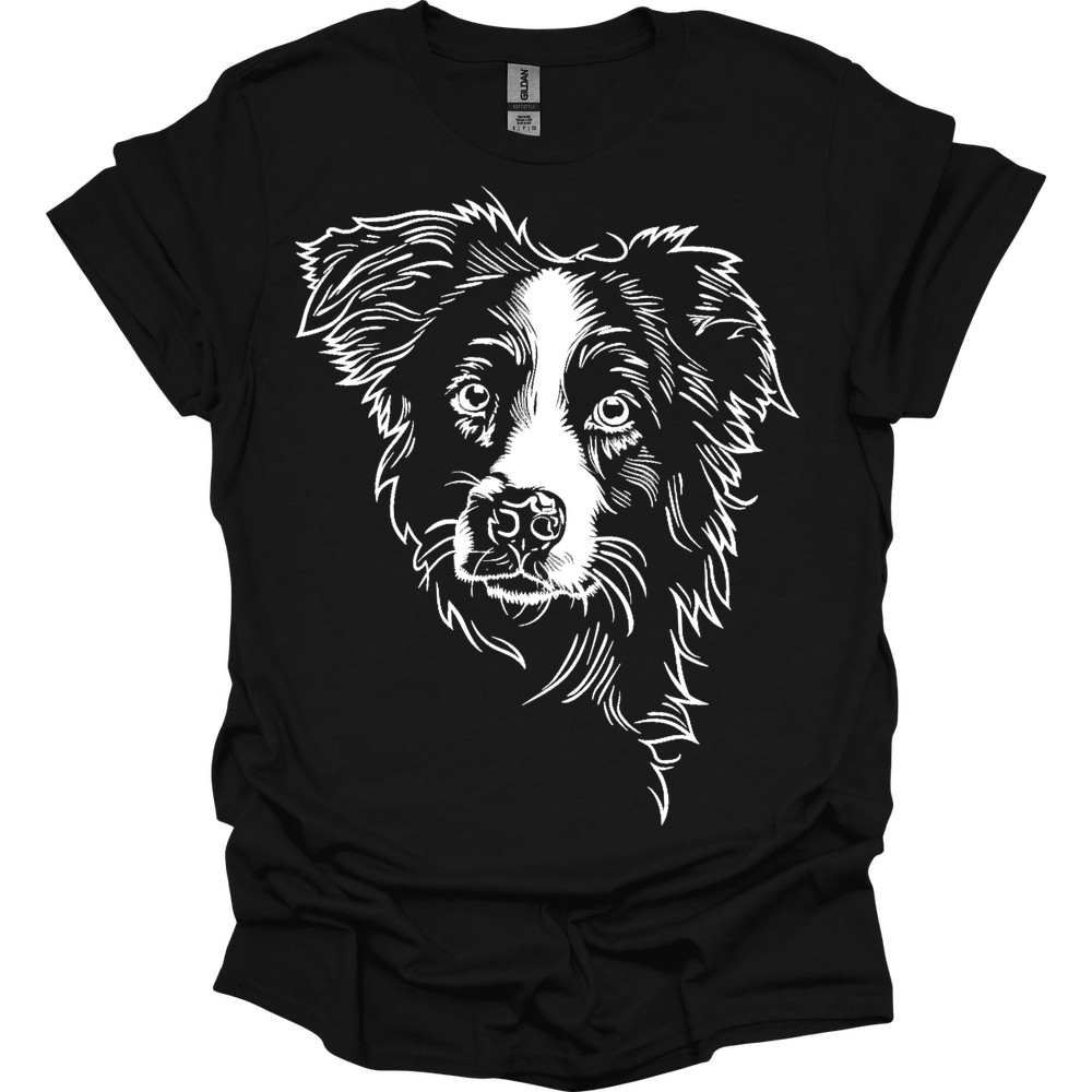 Border Collie – Line Art T-Shirt
