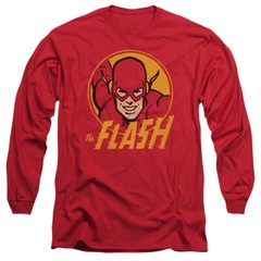 THE FLASH FLASH CIRCLE Licensed Men’s Long Sleeve Graphic Tee Shirt SM-3XL