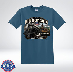 Big Boy 4014 Altoona PA July 10 2026 Union Pacific Steam Locomotive T-Shirt