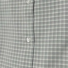 Kenneth Cole Men’s Quick Dry Performance Dress Shirt, Gray, M (15-15.5,34/35)