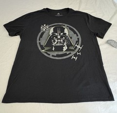 Disney Star Wars Darth Vader Black Graphic T-Shirt XL Cotton Blend