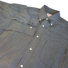 BROOKS BROTHERS Button Down Shirt Mens 15.5 – 2 Black Gingham Micro Check