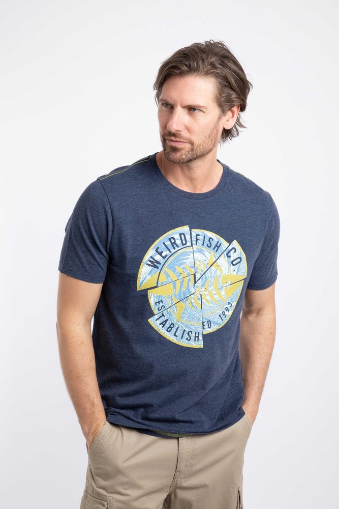 Weird Fish Vortex Front Print Graphic T-Shirt