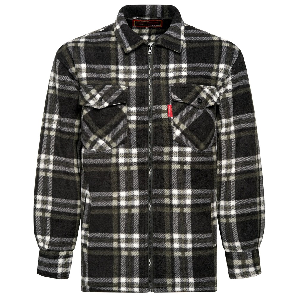 Men’s Padded Fur lined Lumberjack Work shirt/Jacket Size S-3XL