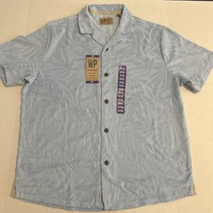 WP Weatherproof Men’s Jacquard Print Soft Terry Shirt
