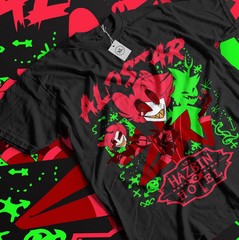 ANIME ALASTOR HAZBIN HOT BASIC BLACK T SHIRT