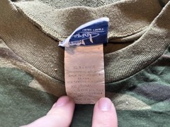 Imperial Shirt Mens XL Green Camo Pocket Hunting Military Camouflage Vintage