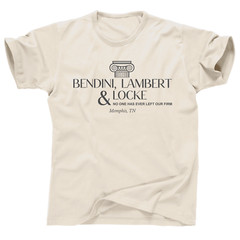 The Firm Bendini Lambert & Locke John Grisham Novel Film Attorneys Law T Shirt