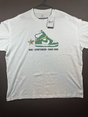 Nike M90 Men’s White T-Shirt Sz XXL 2XL OC Vintage Sneaker Logo HQ9273-100