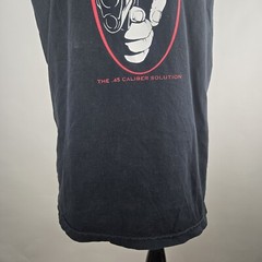 Chopped Fixed Army “The .45 Caliber Solution” T Shirt Men’s XL Gun Art Tee