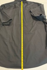 Dixxon Workforce Form Function Men’s 4XL Black Shirt Hidden Button Down Collar