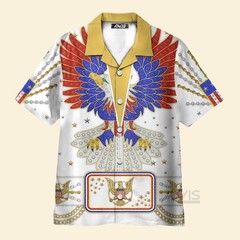 Elvis New Generation Eagle Costume Cosplay Hawaiian Shirt ELHS32