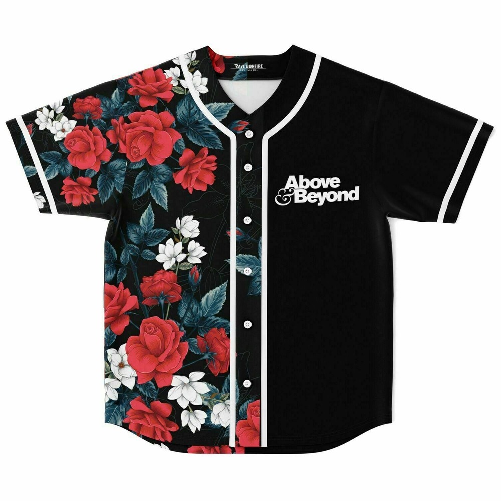 Custom Baseball Jersey Above & Beyond Roses Unisex Fan Shirt Team Top