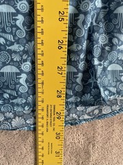 Men’s Medium Short Sleeve Button Fish Jellyfish Octopus Aloha Shirt Blue Ocean