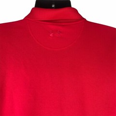 Under Armour Polo Golf Shirt Solid Red Short Sleeve Men’s Size XL 3 Button “EUC”