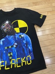 ASAP Rocky Testing Flacko Crash Dummy Rap Tee Shirt Size Lg Black A$AP 2019 Tour