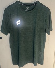 Hurley Exist Collection Space Dyed Performance T-Shirt Short Sleeve Green Sz M