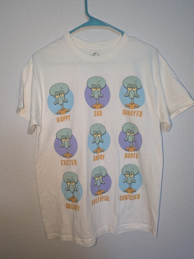 Squidward Shirt – Universal Studios Exclusive, Men’s Medium