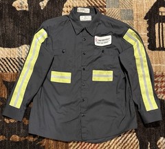 🟥🟥🟥 METINVEST MINING AFFINITY COAL COMPANY REFLECTIVE STRIPES MINER SHIRT XL